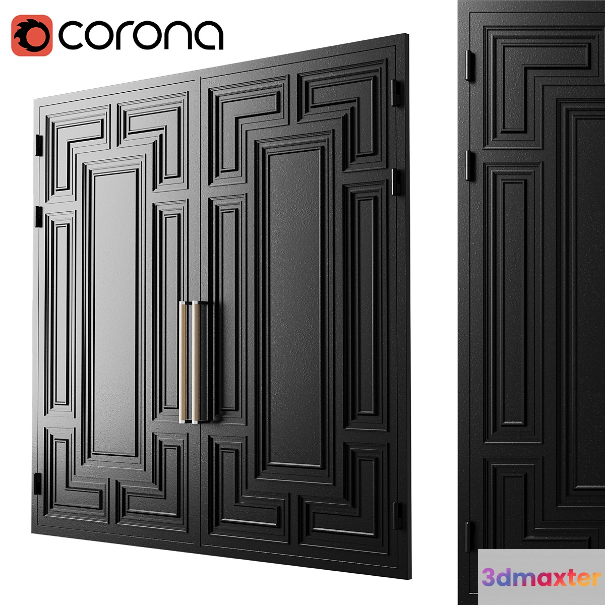 Gate black loft 10 3D Max