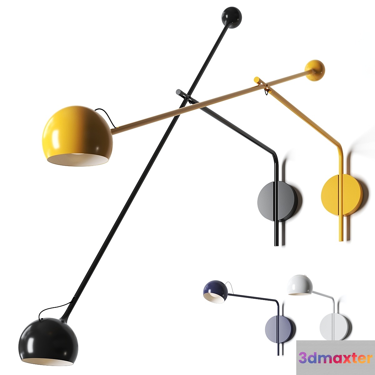 IXA Artemide Wall lamp 3D Max
