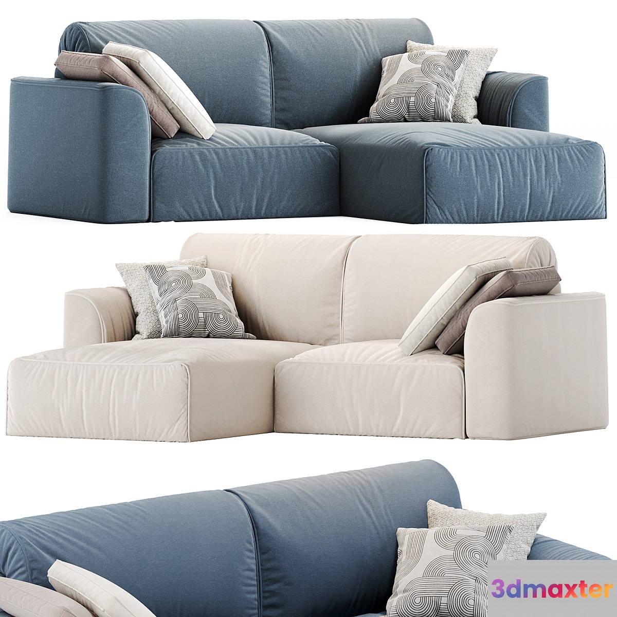 Corner sofa Bayvin from Divan ru 3D Max