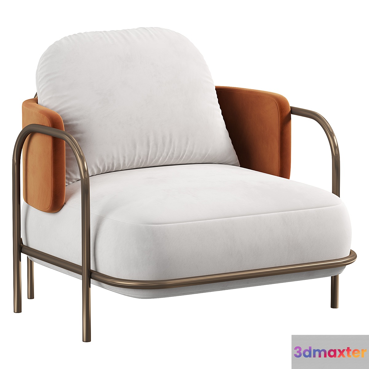 GASTON ARMCHAIR By Carpanese Home - No.2 3D Max