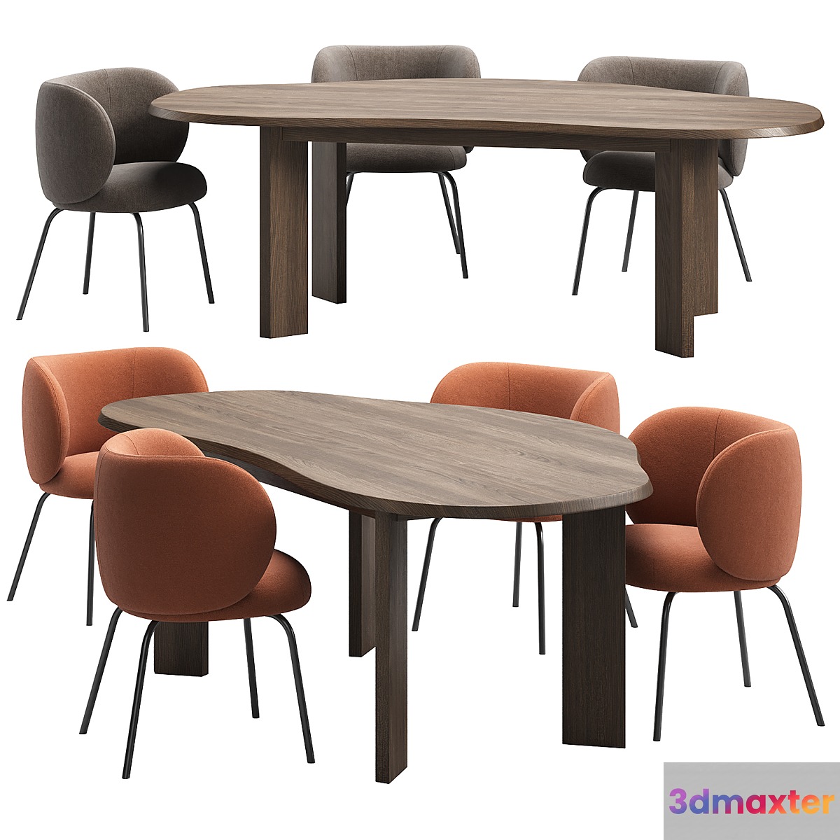 Rico Dining Set by Ferm Living 3D Max