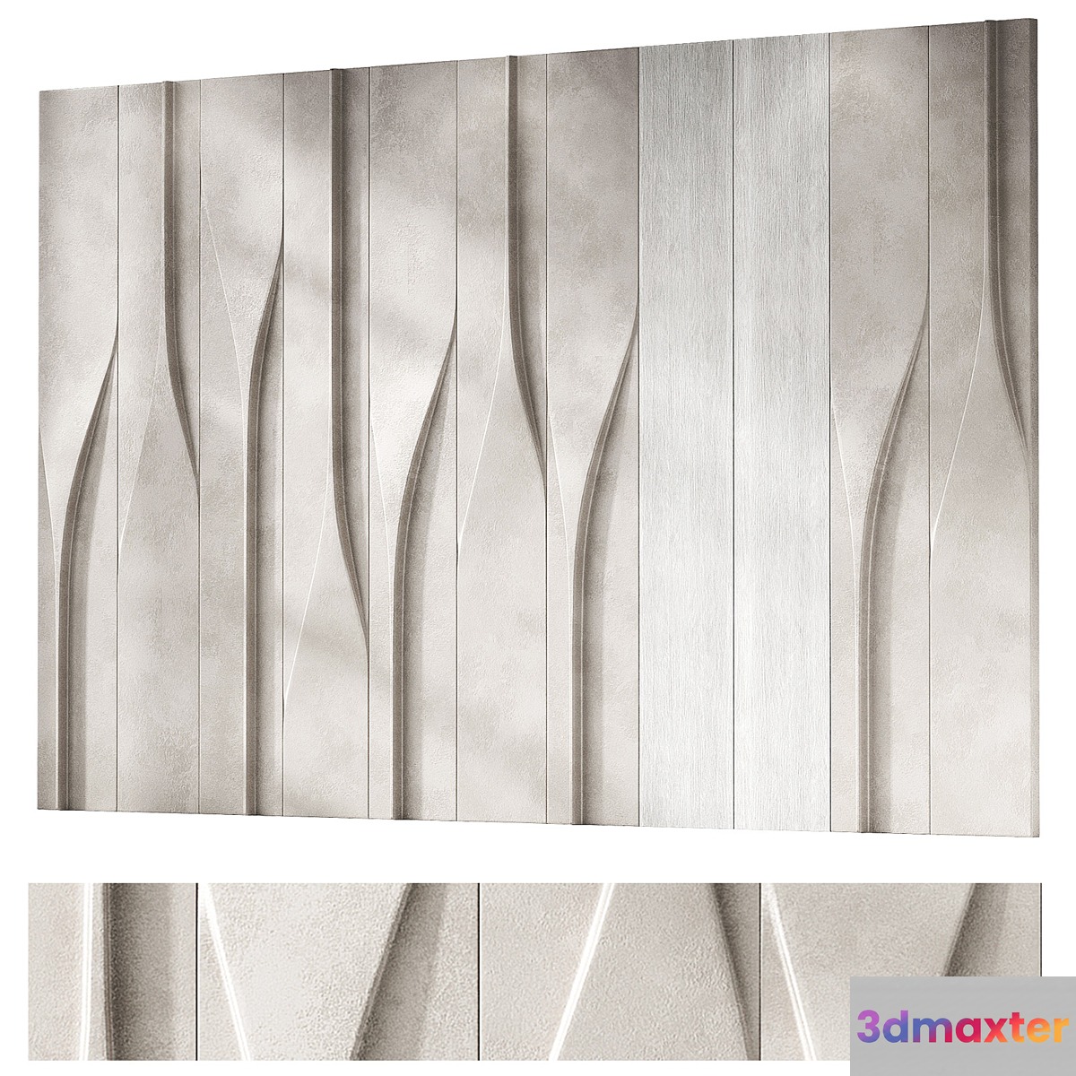 Wall decorative panels 3D Max