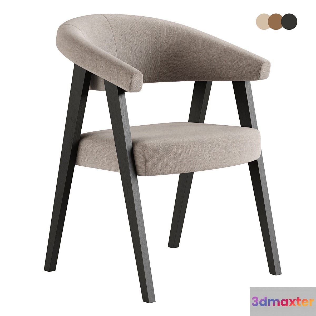 Texas 2 dining chair - No.2 3D Max
