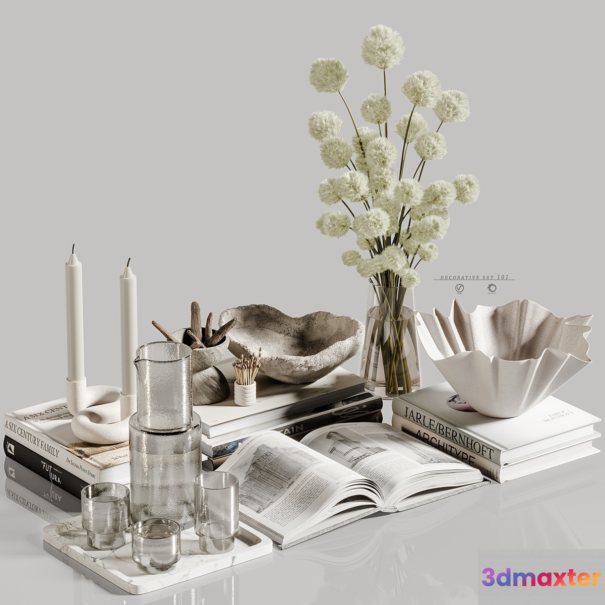 decorative set 101 3D Max