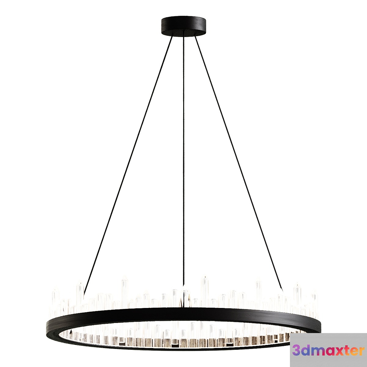Hanging Chandelier Crystal LED Chandelier Promethus Pendant Light 3D Max