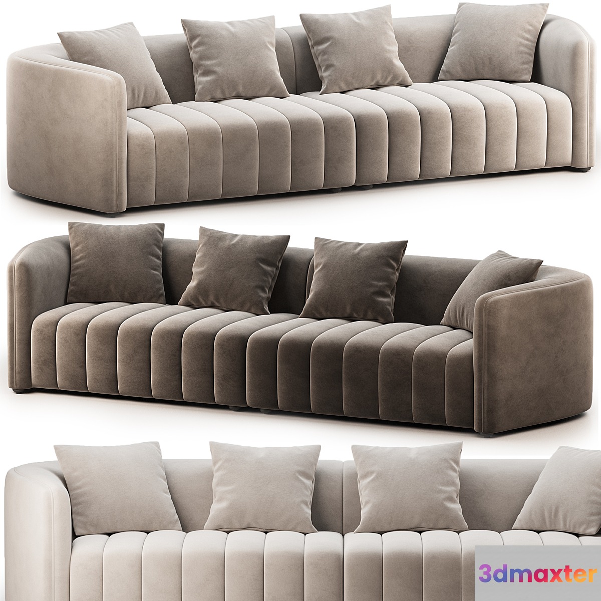 Mario Capasa Bas Sofa - No.2 3D Max