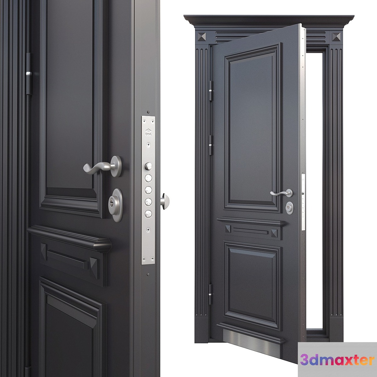 Entrance door 19 3D Max