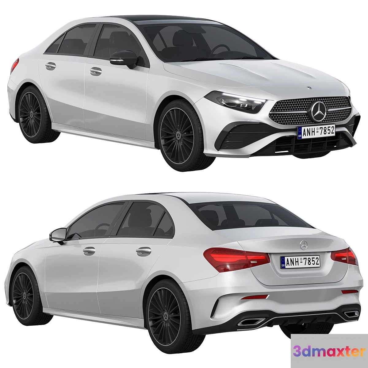Mercedes-Benz A-Class Sedan AMG 2023 3D Max