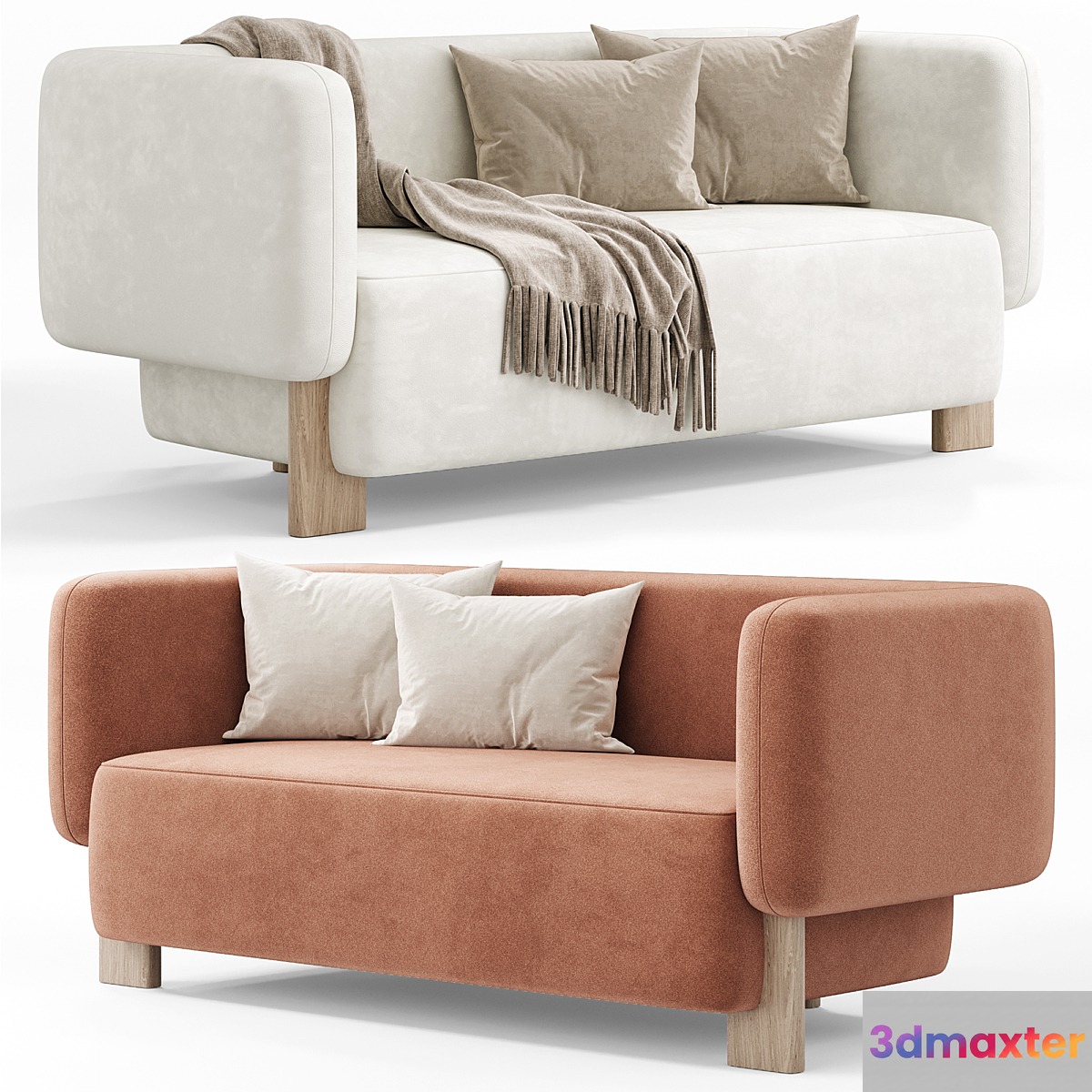 Arklou Sofa by Divan en 3D Max