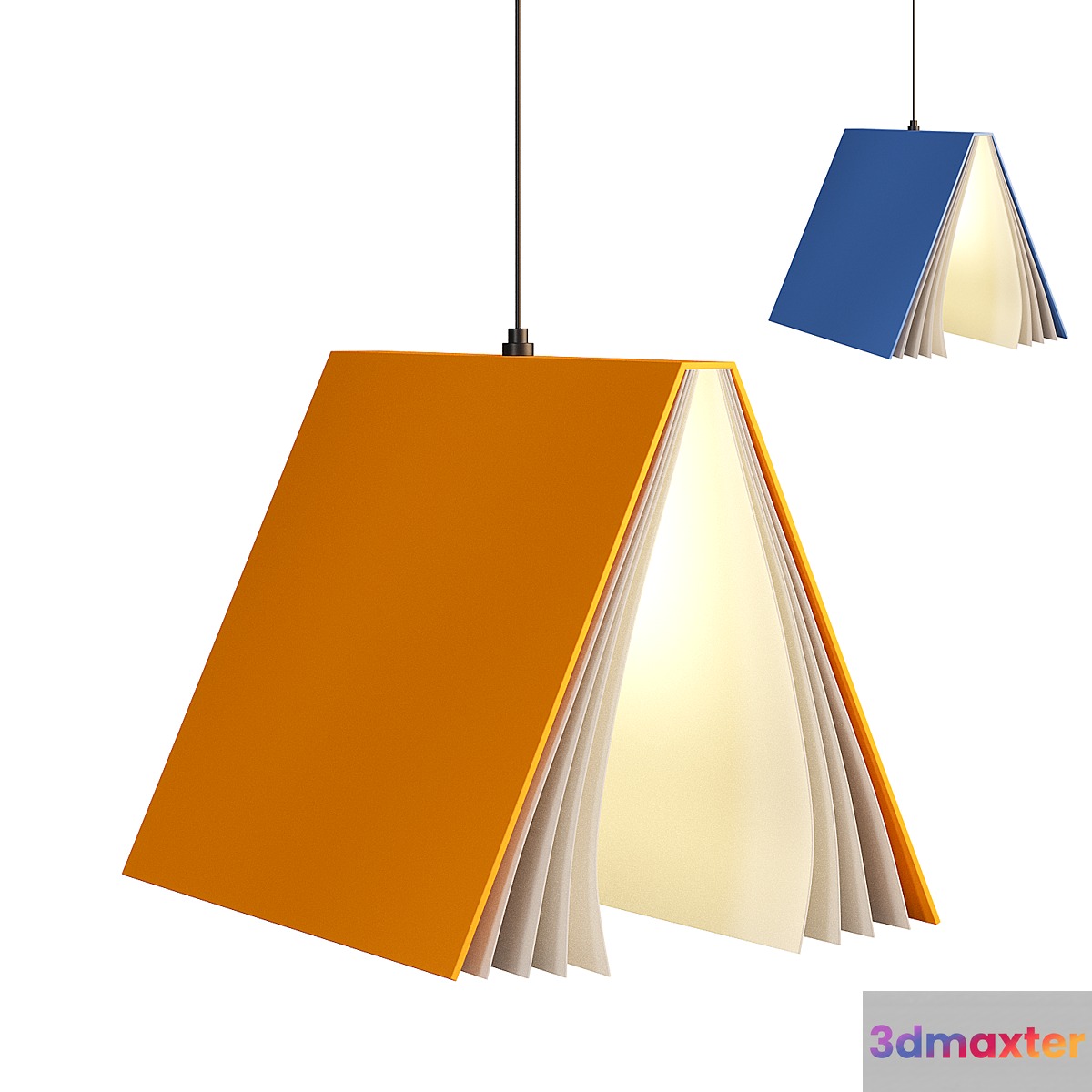 Hanging Books 3D Max