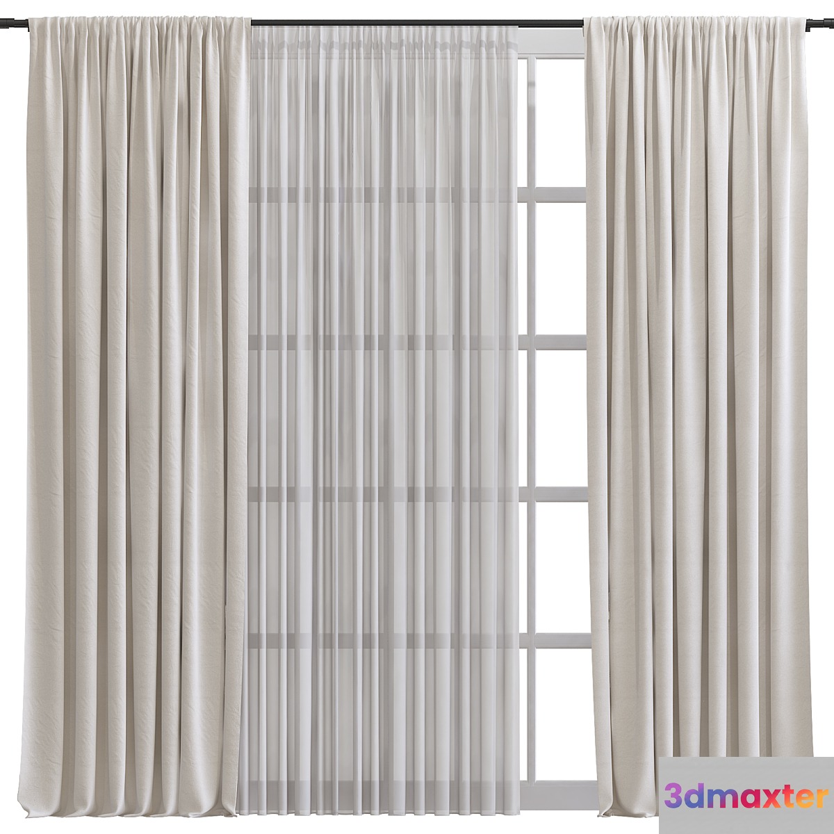 Curtain #631 3D Max