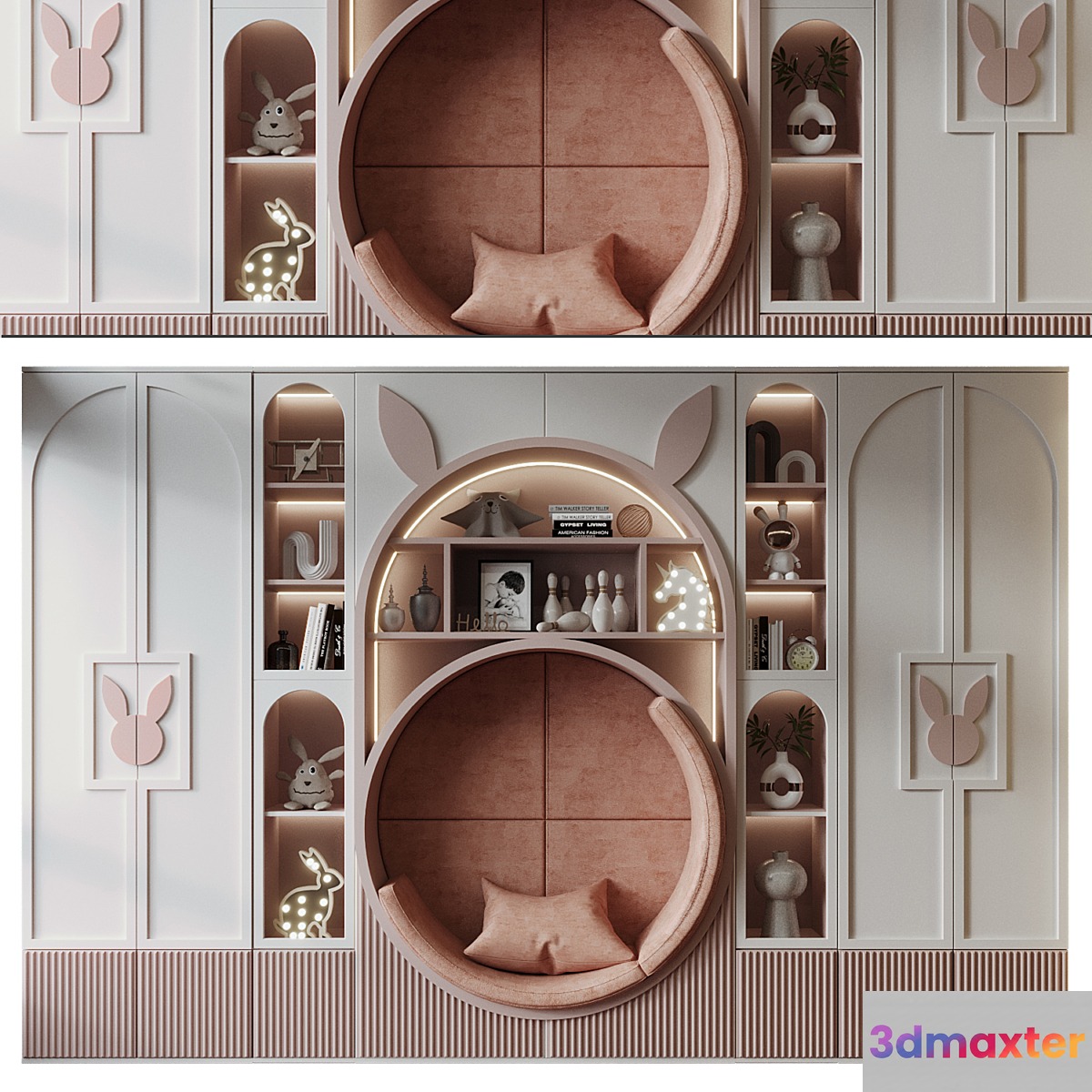 Furniture composition 739 3D Max