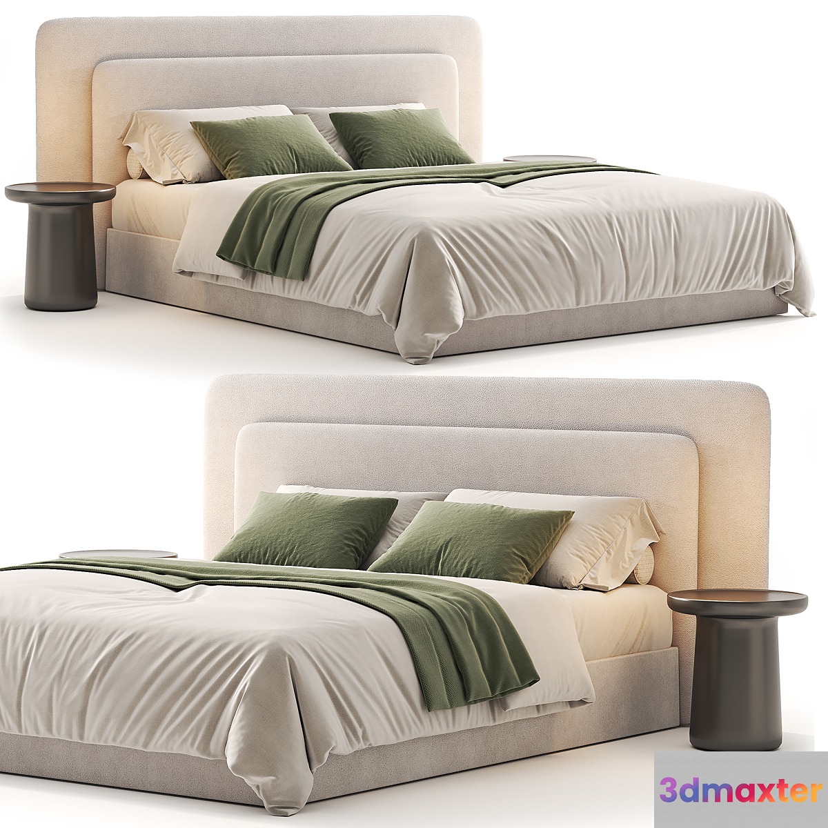 Marian bed by highwall - No.2 3D Max