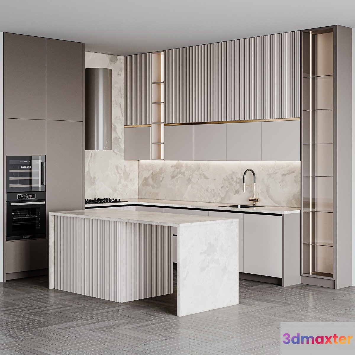 kitchen modern273 3D Max