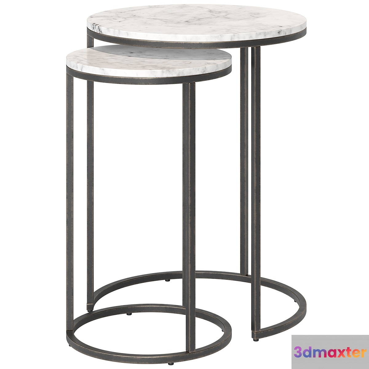 Pottery Barn_Delaney Side Table 3D Max