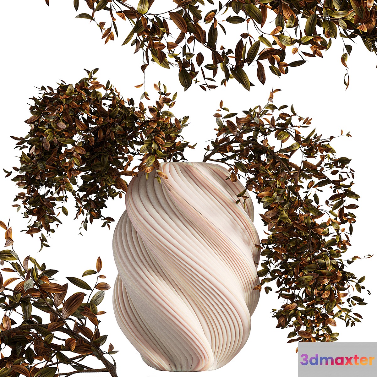 Plants bouquet vase 05 3D Max