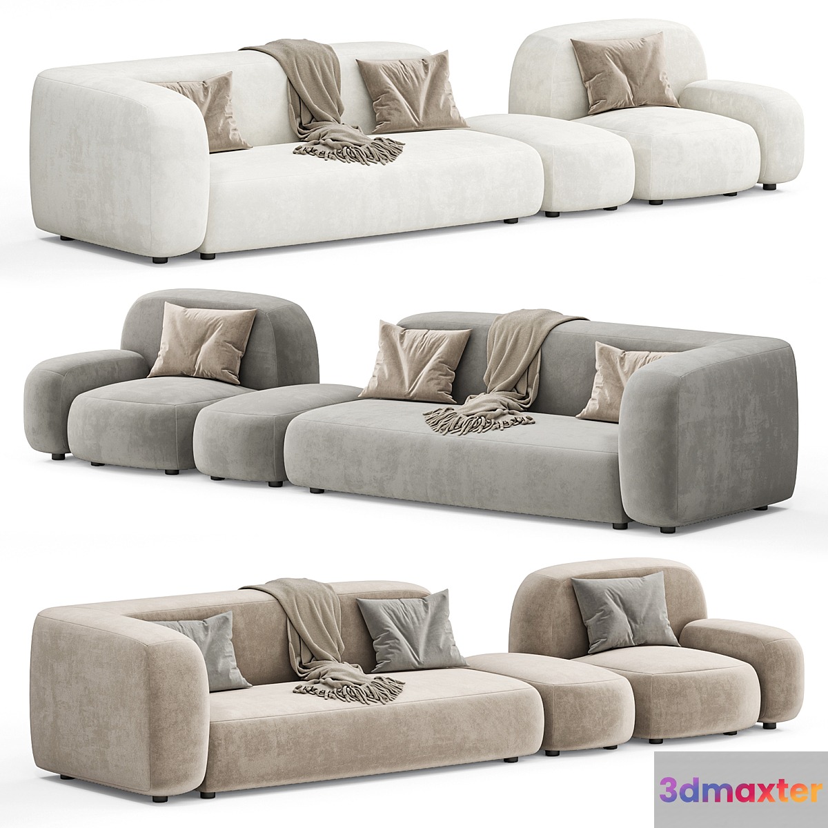 Ribble 11 Sofa by Divan en 3D Max