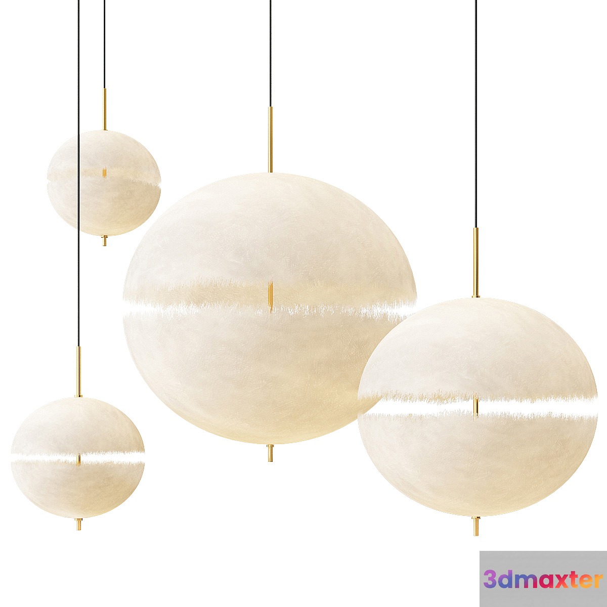 Postkrisi Nordic Moon Lamps 3D Max