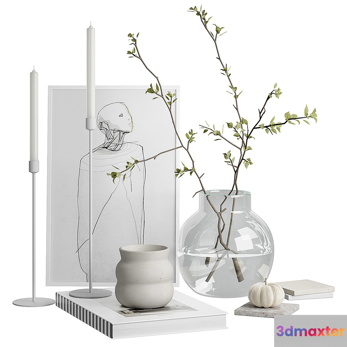 Decor set 4 3D Max