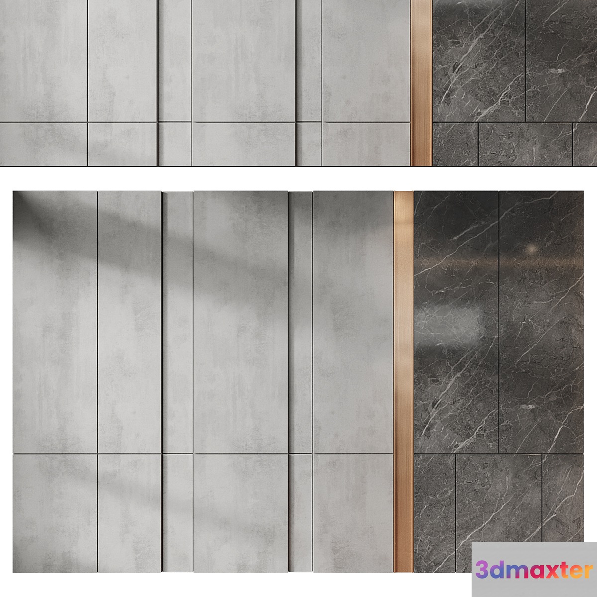 wall panels | set 272 3D Max