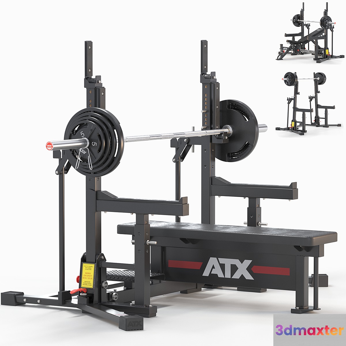ATX_IPF Powerlifting Combo Rack COP-700 3D Max