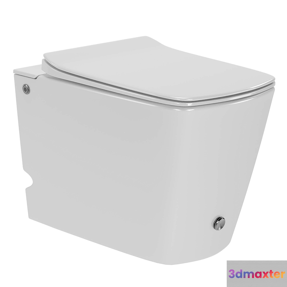 Ceruttispa Disgrazia side-mounted toilet with pulse flush 3D Max