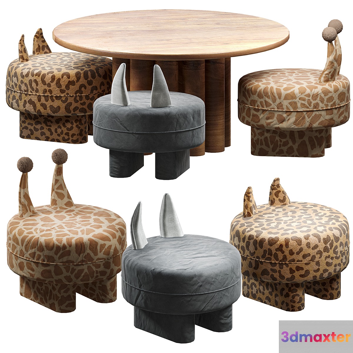 Kids Furniture 01 3D Max
