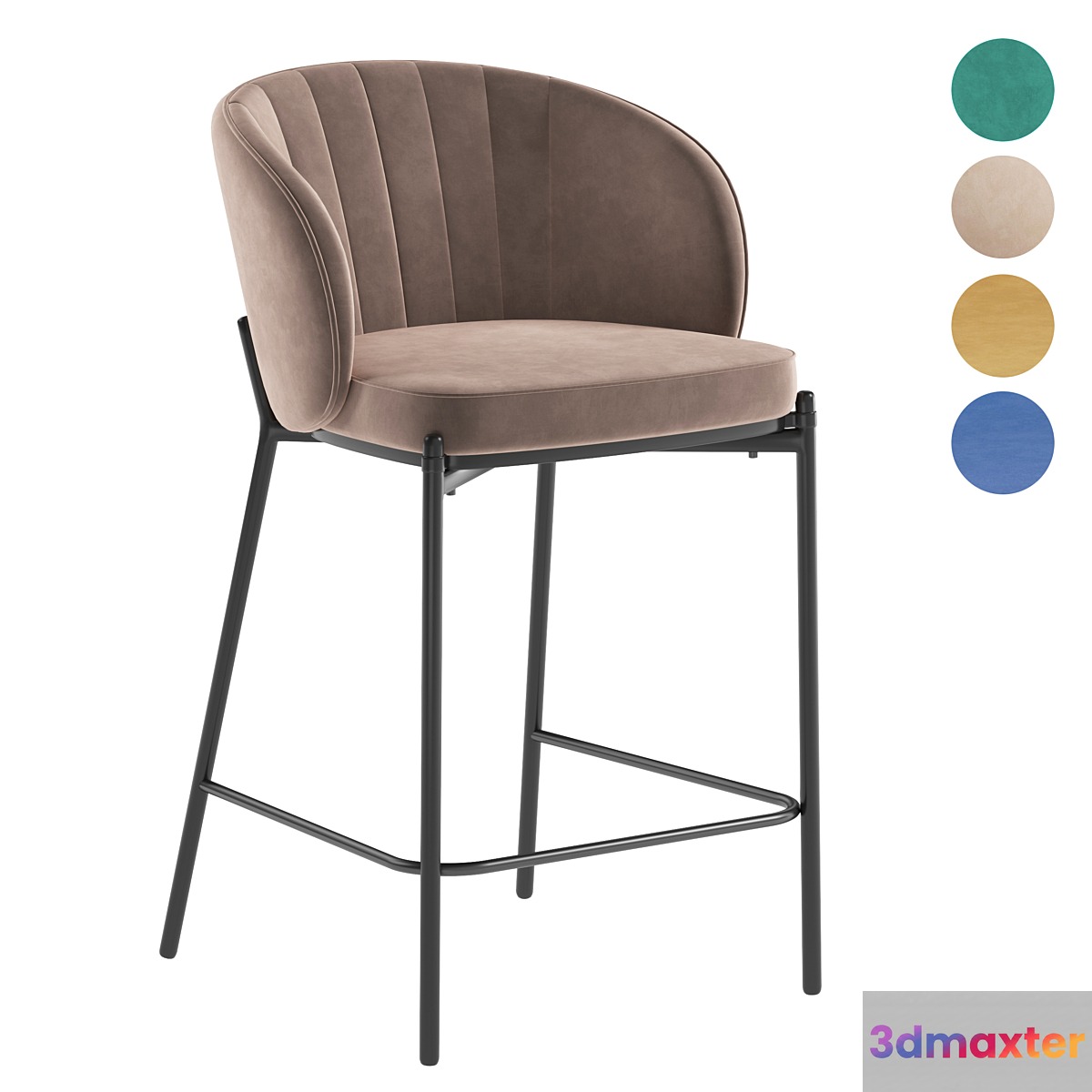 M-City Wendy counter stool 3D Max