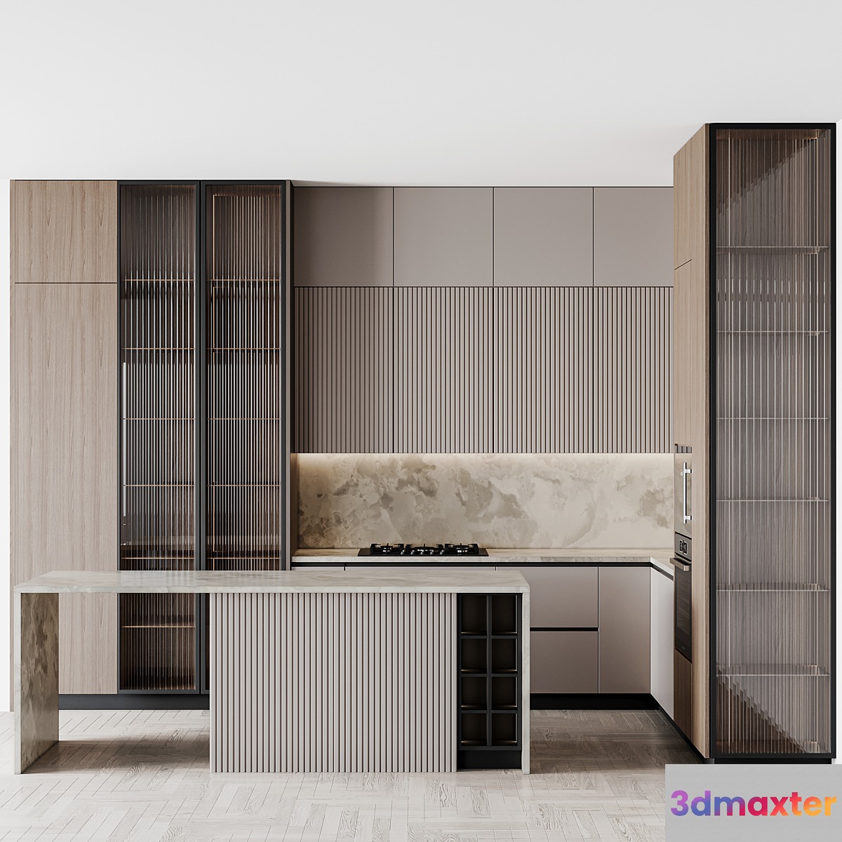 kitchen modern274 3D Max