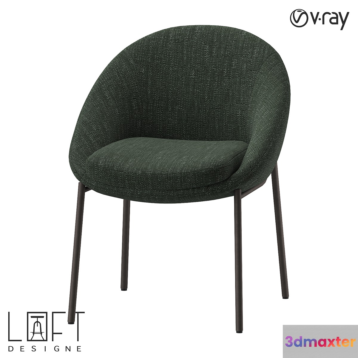 Chair LoftDesigne 36578 model 3D Max