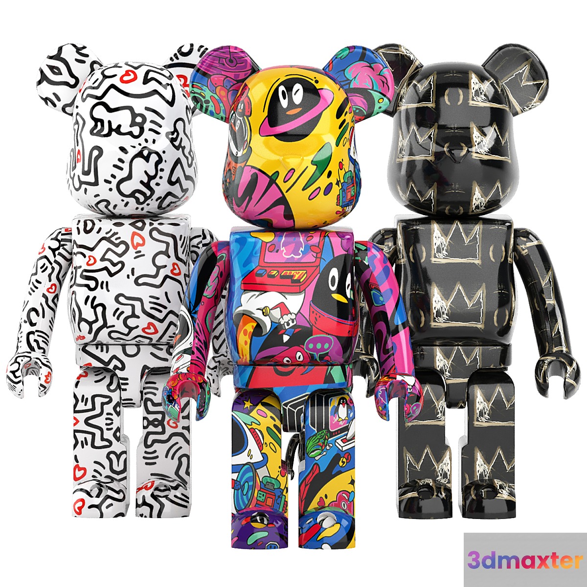 bearbrick collection - No.2 3D Max