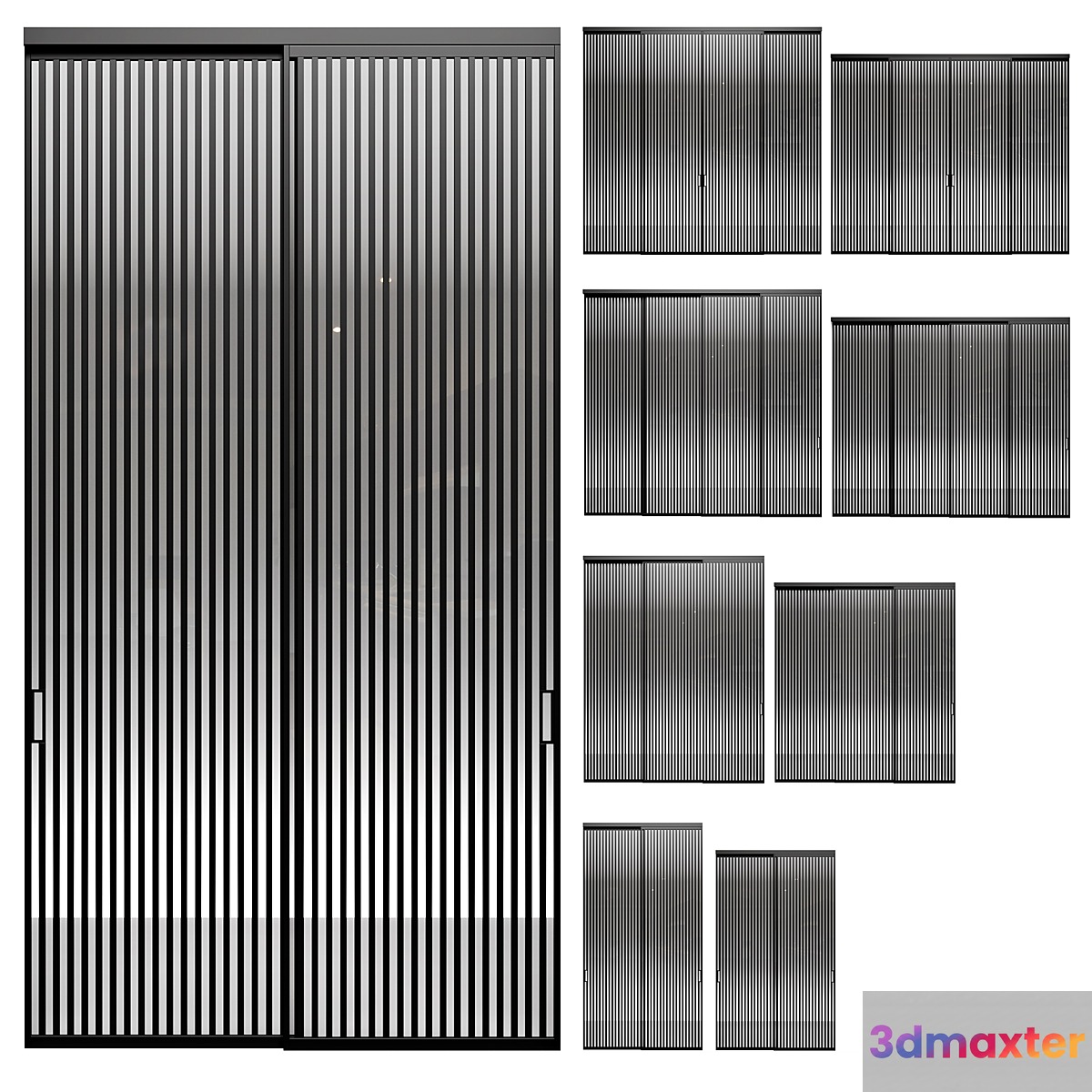 Volhovec aluminum partitions Formato ALPL 040.06 3D Max