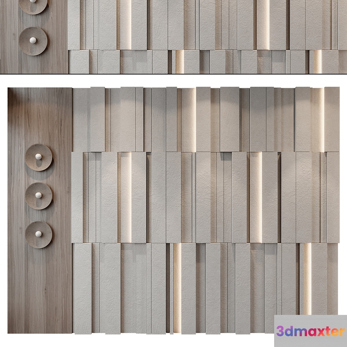 wall panels | set 275 3D Max