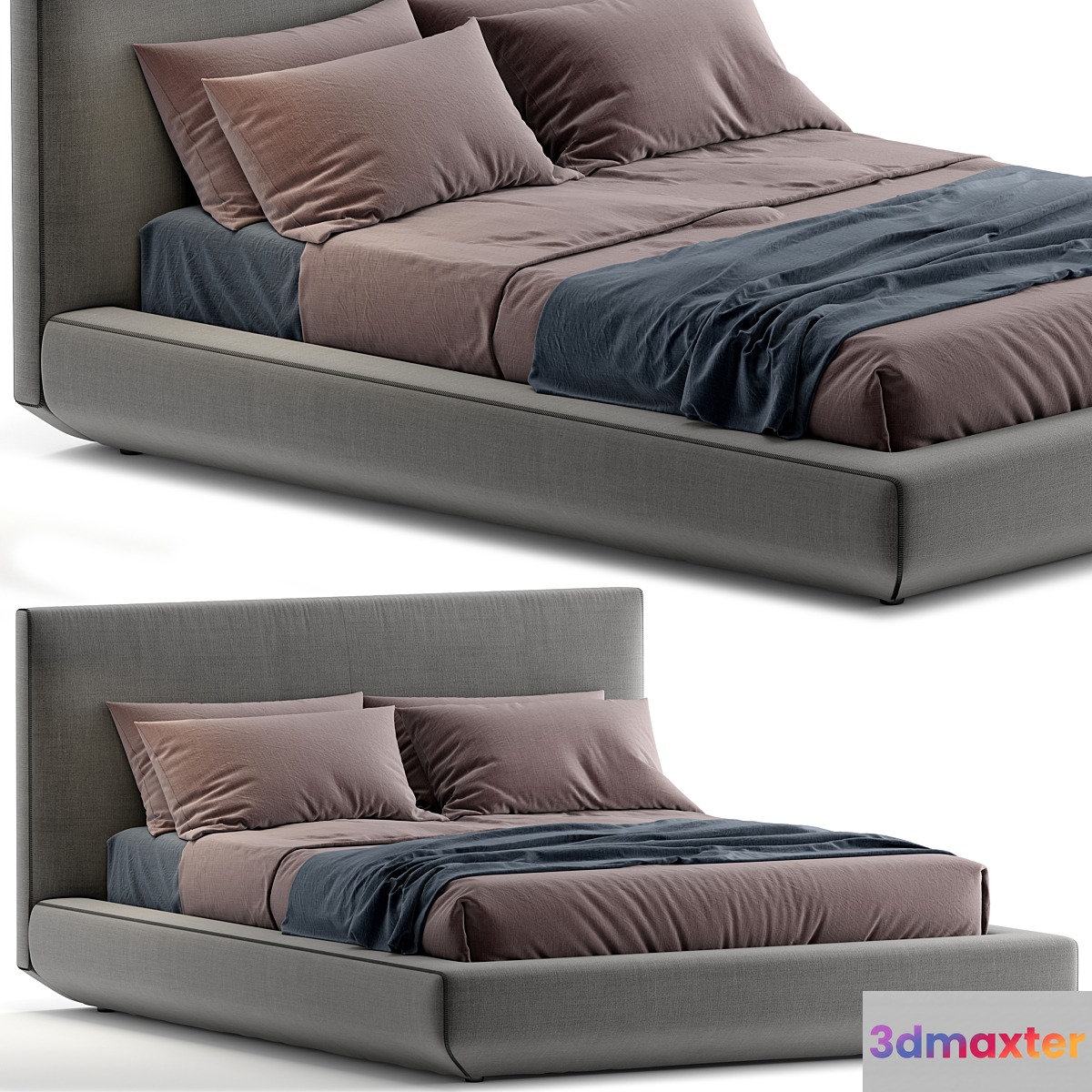 Lema LULLABY bed 3D Max