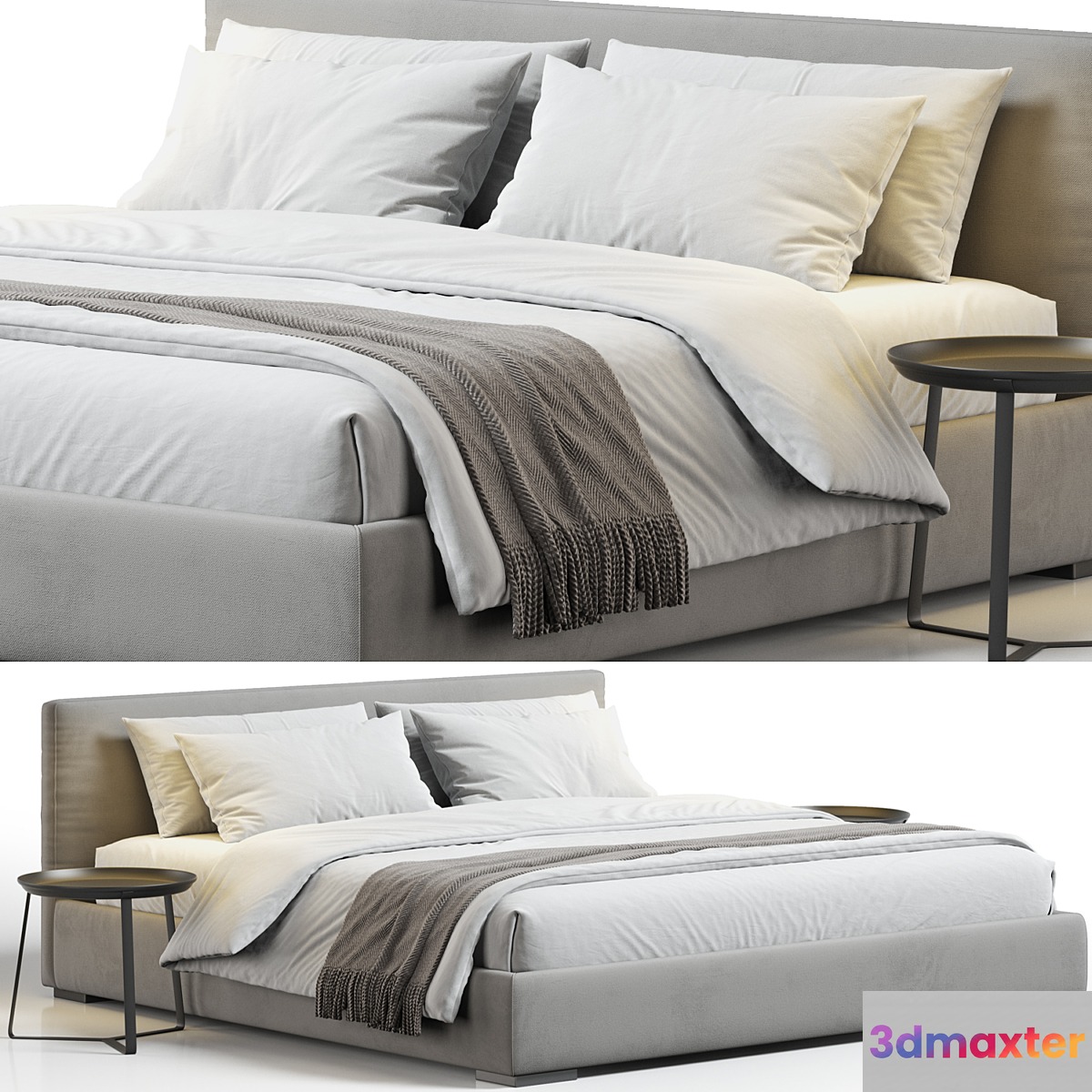Meridiani Stone Bed 3D Max