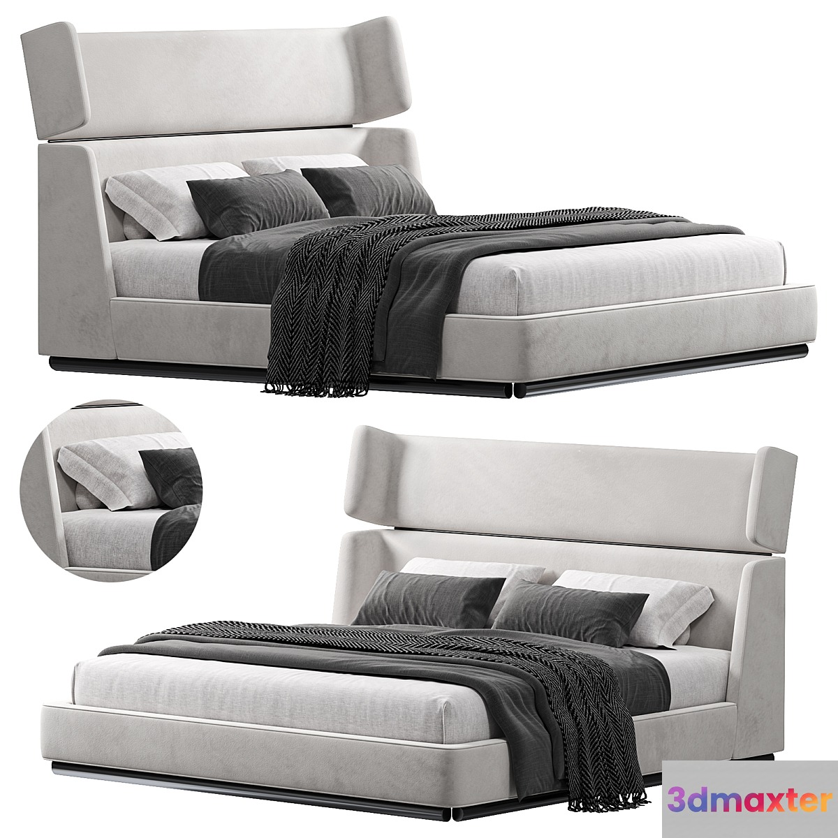 REVERIE Bed By Visionnaire 3D Max