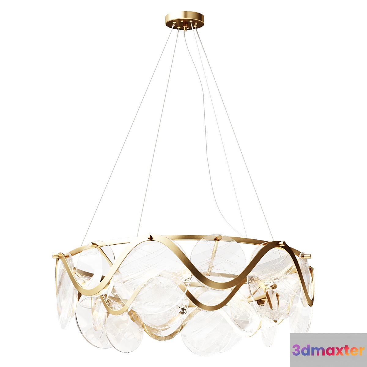Chandelier Chandelier Bogates Galicia 354_6 Lamp - No.2 3D Max