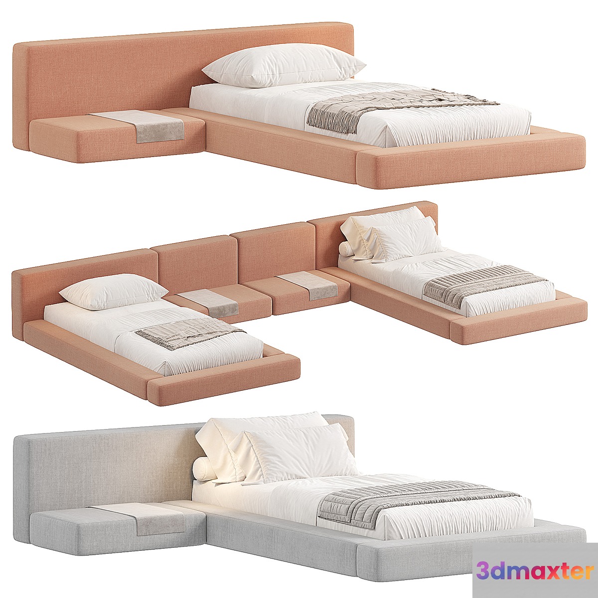 TETRIS Half Bed 3D Max
