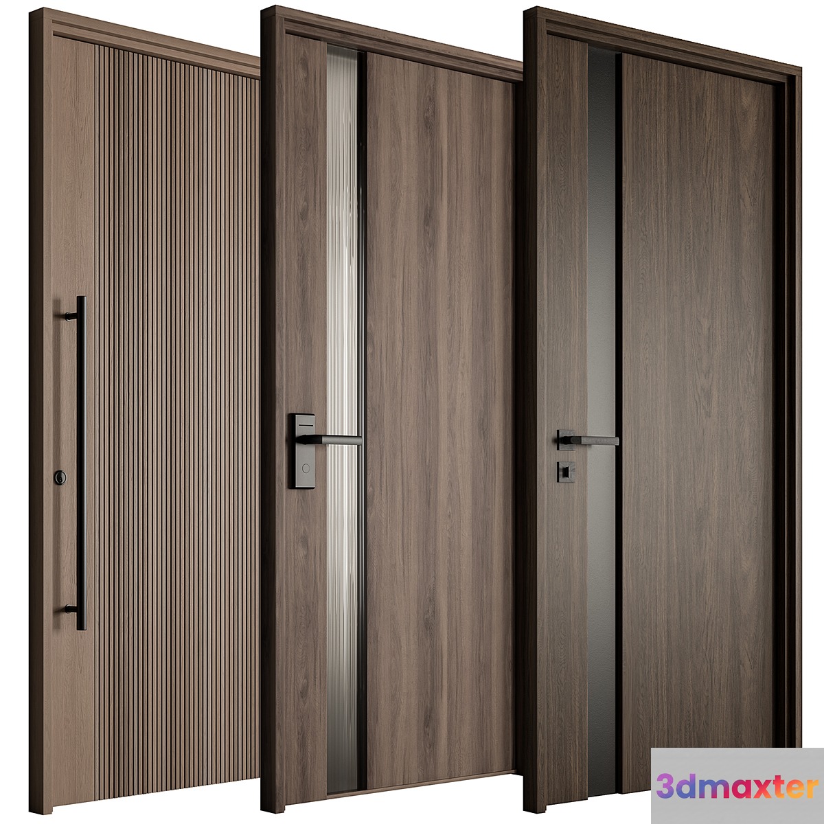 Modern Doors Set 97 3D Max