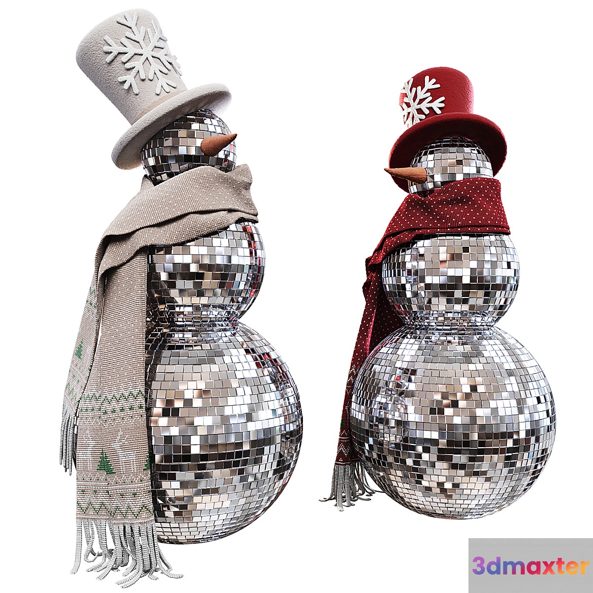 DISCO SNOWMAN 3D Max
