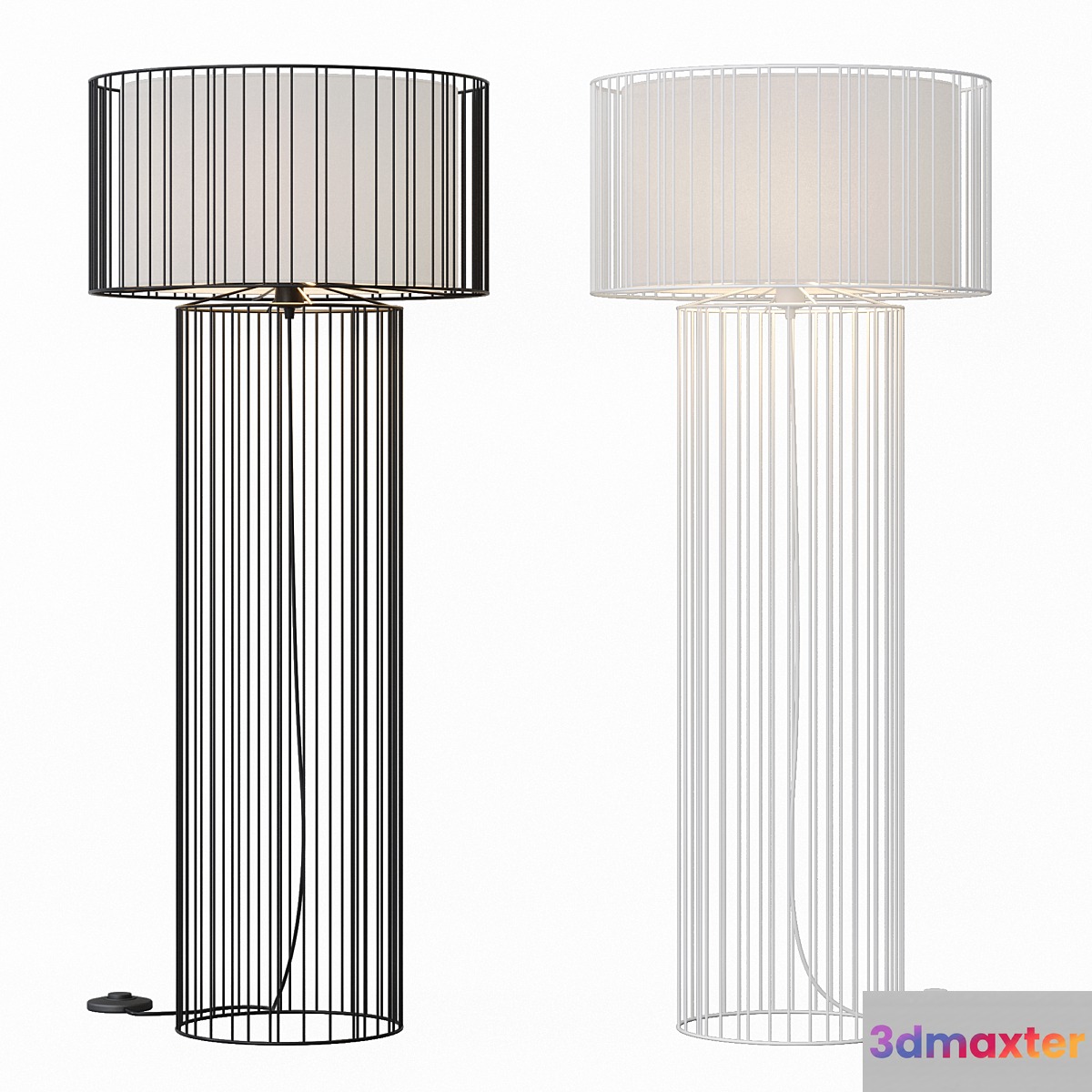 Floor lamp Faro Barcelona LINDA 3D Max