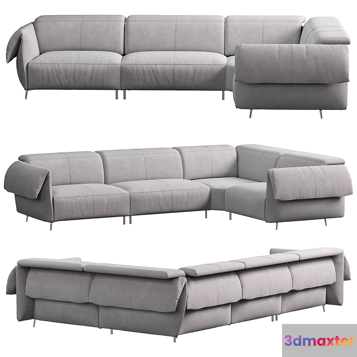 Seagull sofa by Natuzzi italia 3D Max