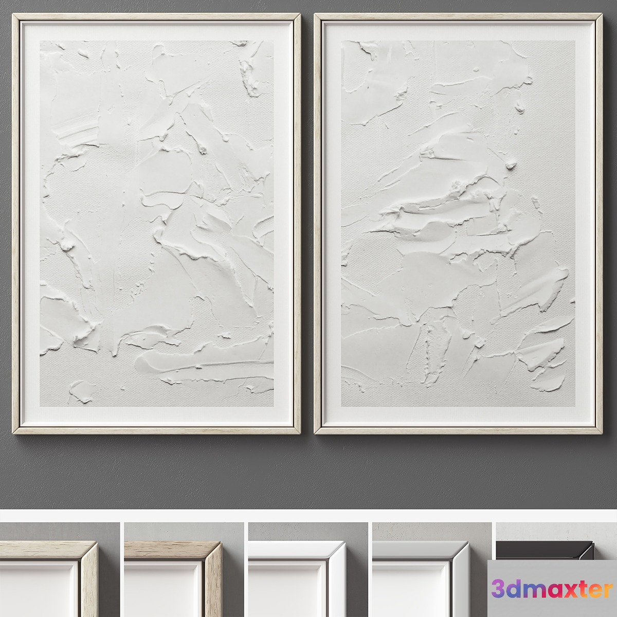 Picture Frames Set -477 3D Max