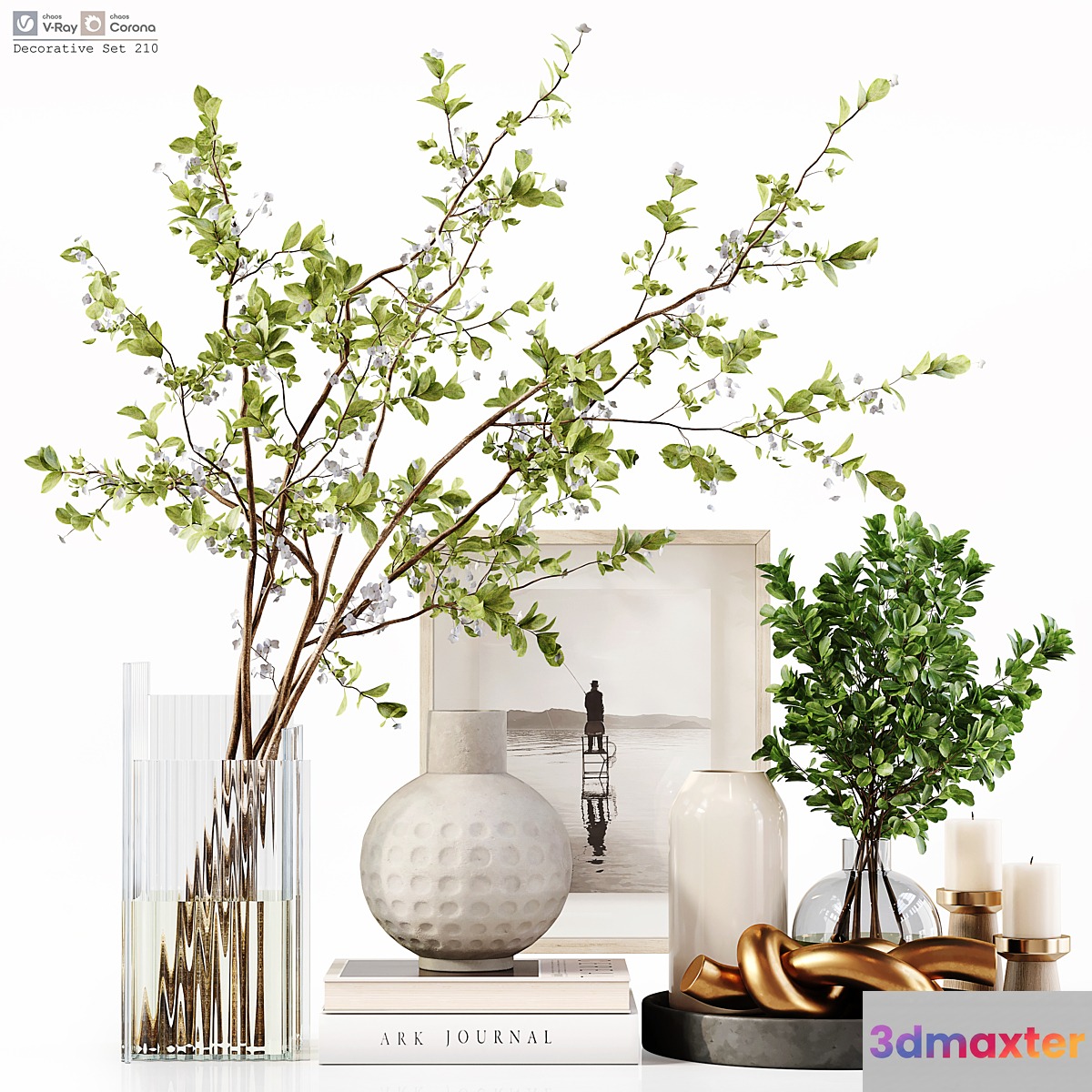 Decorative Set 210 3D Max