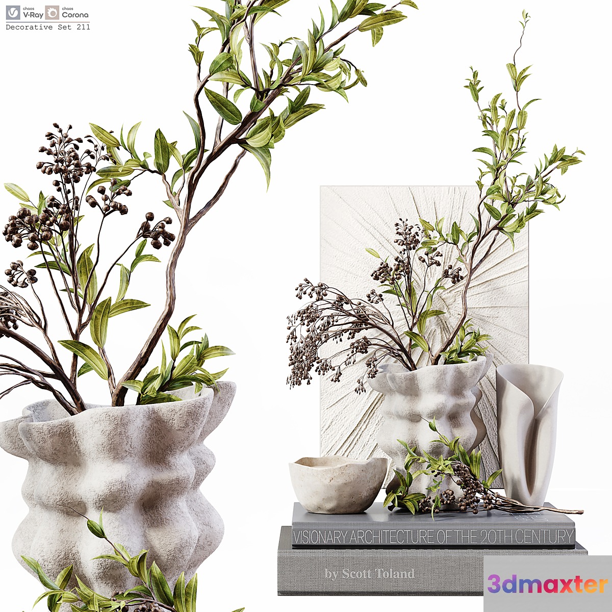 Decorative Set 211 3D Max