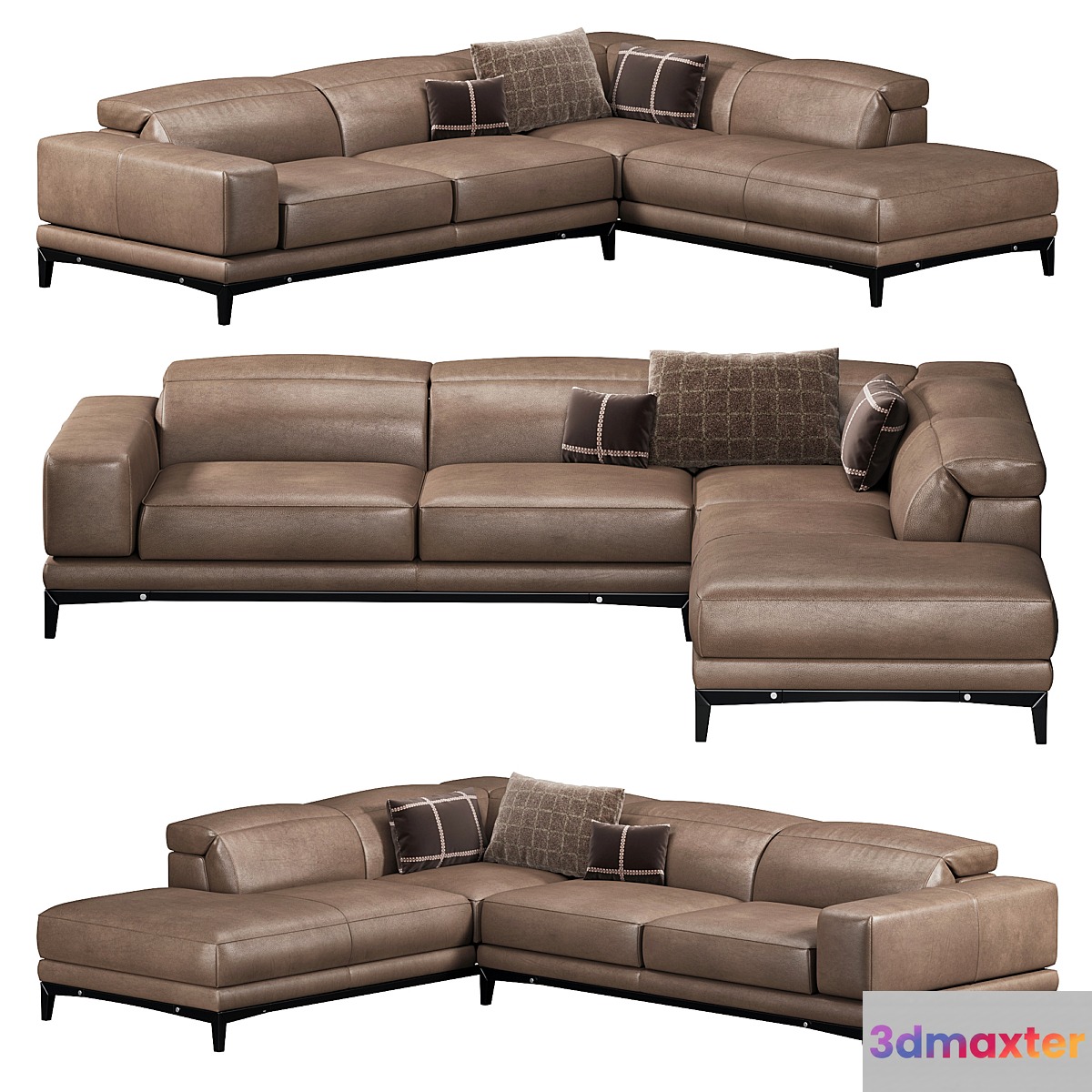 Oblo Sofa by Natuzzi 3D Max