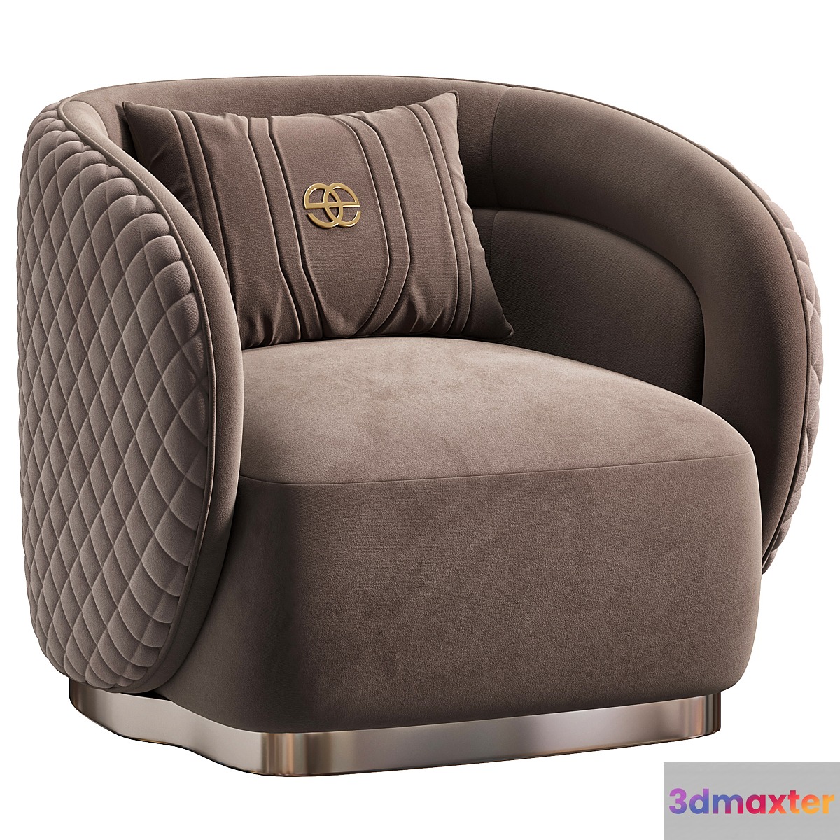 Velar Armchair By Elve Luxury 3D Max