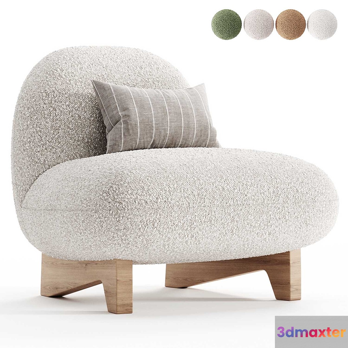 Armchair Elvit Cozy Ivory from divan.ru 3D Max
