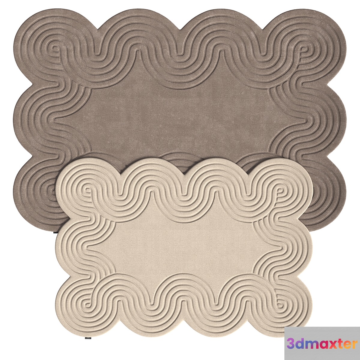 Wool Rug Helix by Benuta 3D Max