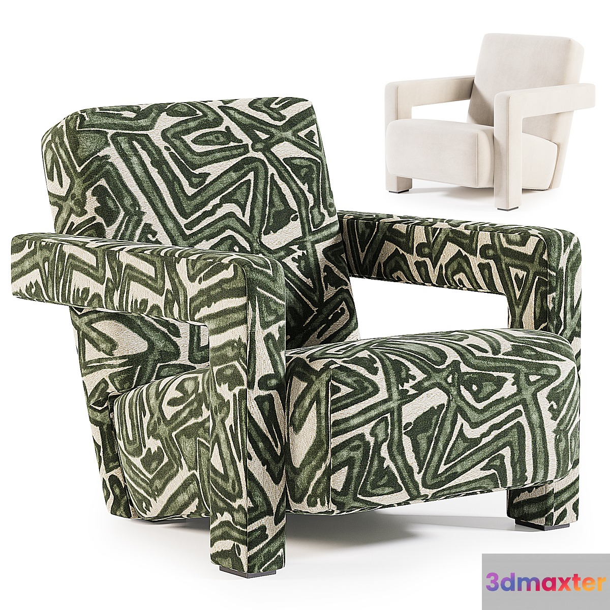 Utrecht Armchair 3D Max